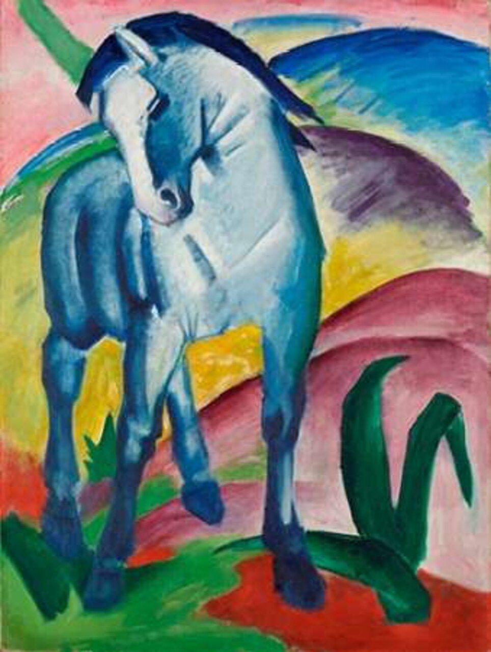 Blue Horse I, 1911 Poster Print by Franz Marc - Item # VARPDX460016